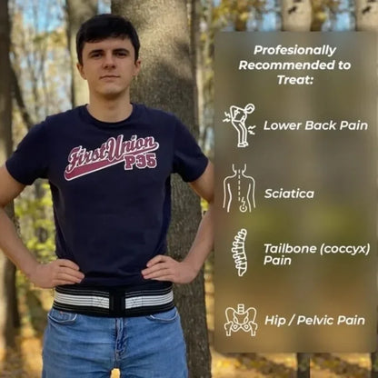 Ultimate Support for Hip and Lower Back Pain Relief - Adjustable Sacroiliac SI Joint Belt for Enhanced Comfort and Mobility
